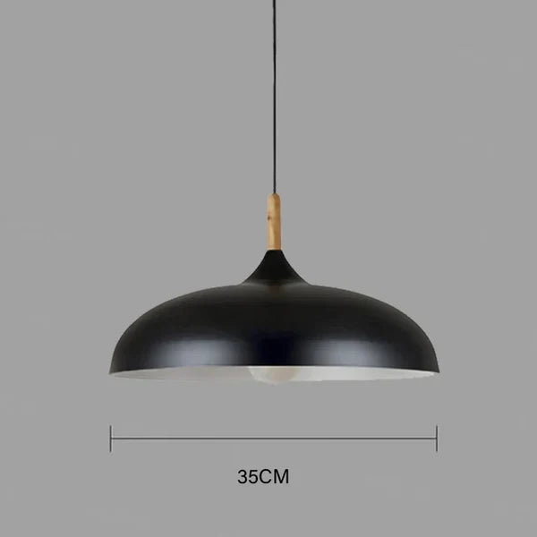Scandinavian Oak Ceiling Lamp | Modern and Energy-Efficient