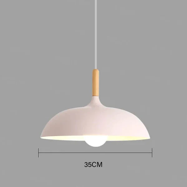 Scandinavian Oak Ceiling Lamp | Modern and Energy-Efficient