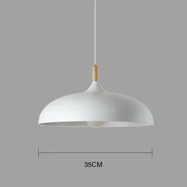 Scandinavian Oak Ceiling Lamp | Modern and Energy-Efficient