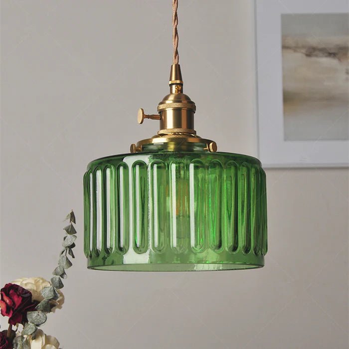 Ottilia Elegance Pendant Light - Adjustable Vintage Glass Chic