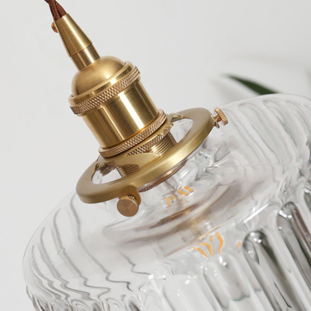 Ottilia Elegance Pendant Light - Adjustable Vintage Glass Chic