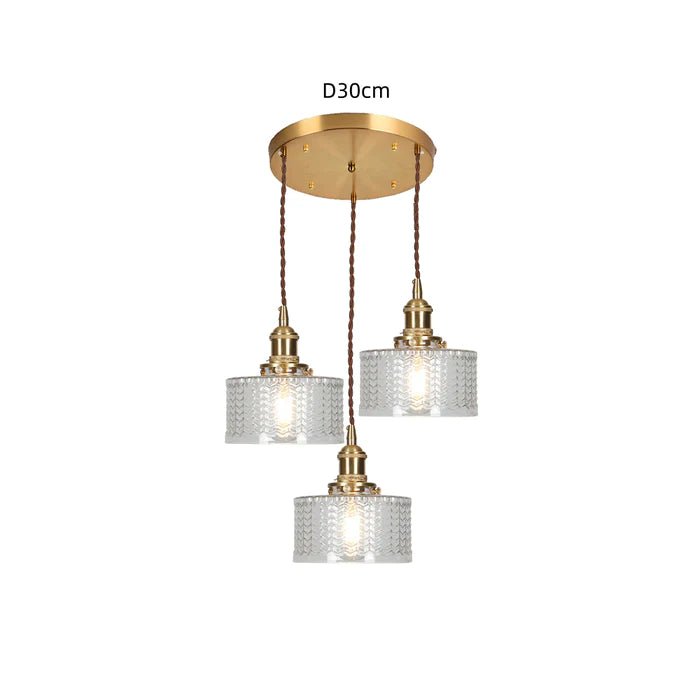 Ottilia Elegance Pendant Light - Adjustable Vintage Glass Chic
