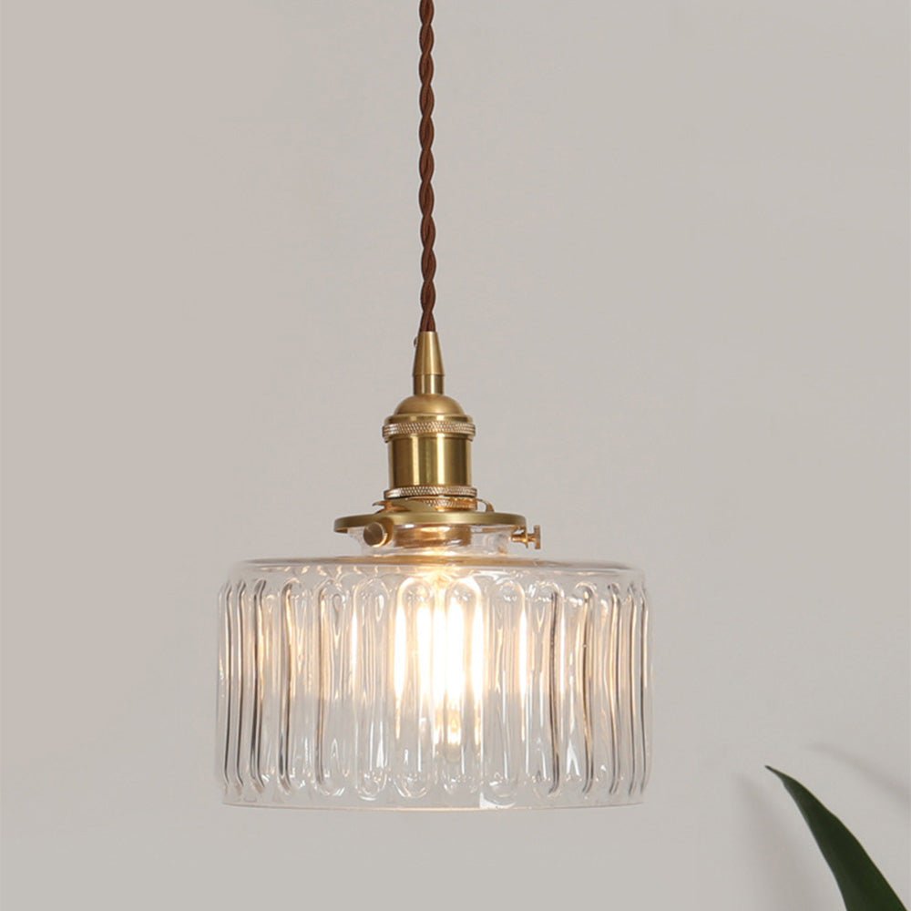 Ottilia Elegance Pendant Light - Adjustable Vintage Glass Chic