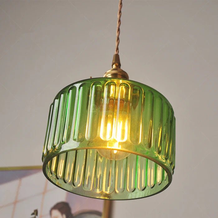 Ottilia Elegance Pendant Light - Adjustable Vintage Glass Chic