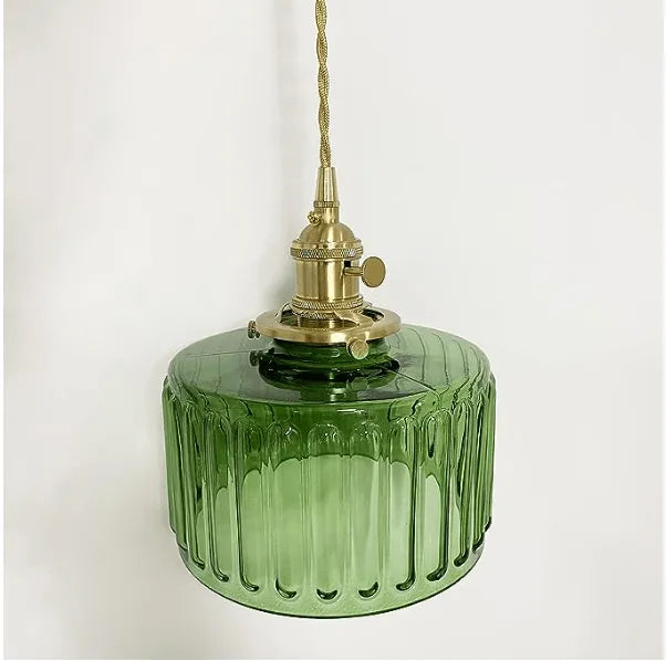 Ottilia Elegance Pendant Light - Adjustable Vintage Glass Chic