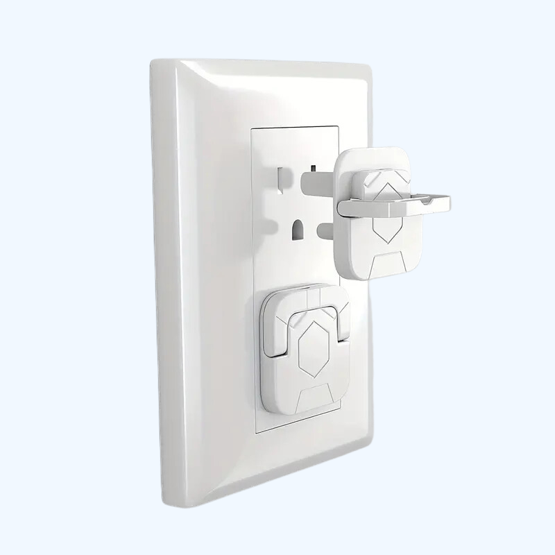 Child Safety Socket Protectors - Concealed Handle | 12 Pieces