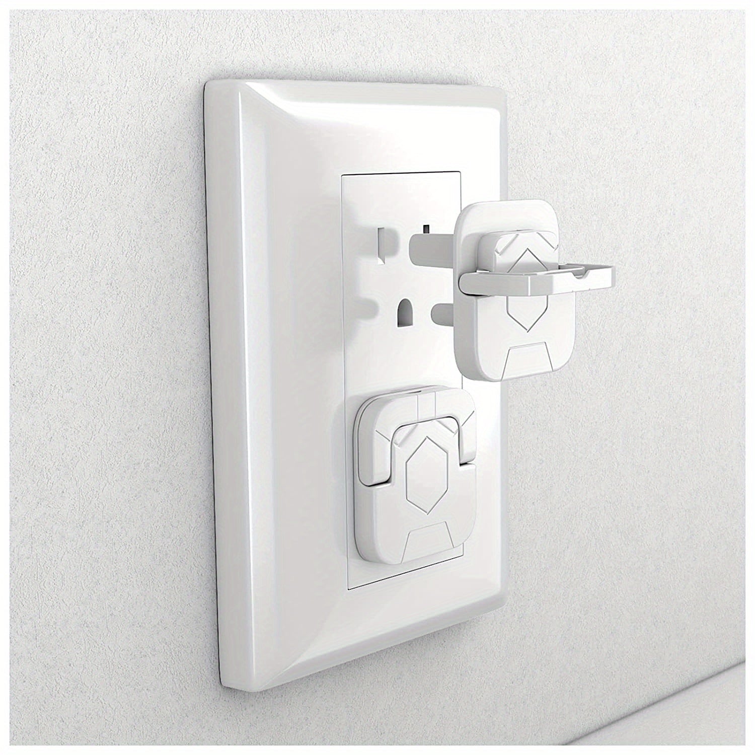 Child Safety Socket Protectors - Concealed Handle | 12 Pieces
