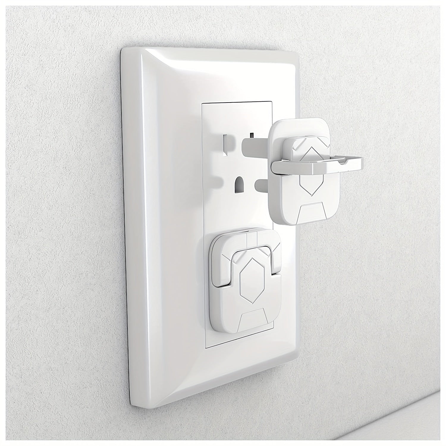 Child Safety Socket Protectors - Concealed Handle | 12 Pieces