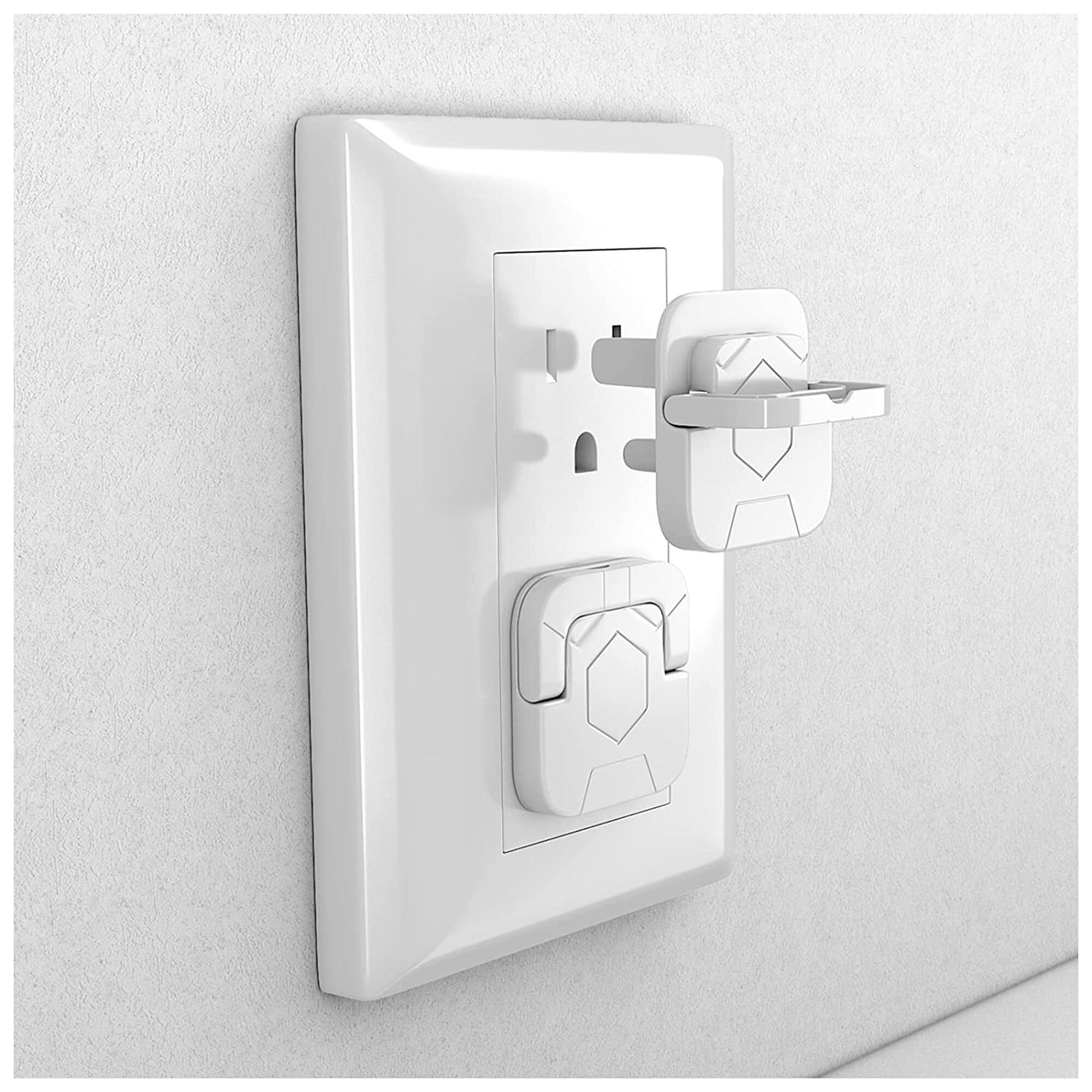 Child Safety Socket Protectors - Concealed Handle | 12 Pieces