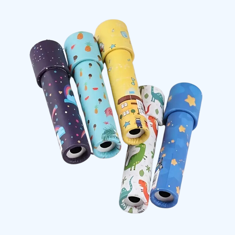 18 Pieces Vintage Spinning Kaleidoscope Toy