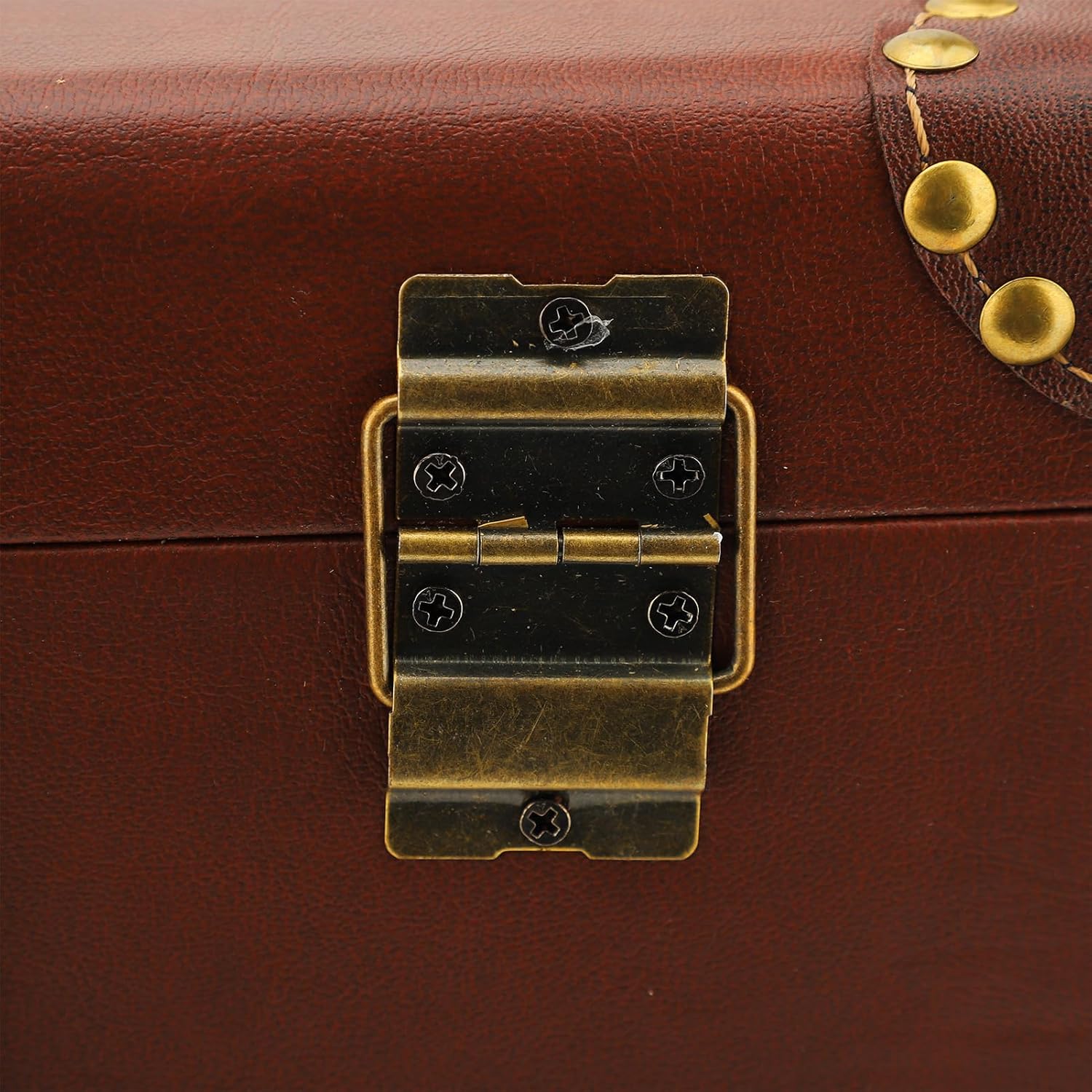 Vintage Leather Overnight Cabin Case with Alloy Lock – Heritage Brown