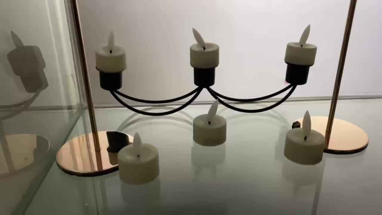 Safe Flameless Tealight Set - Remote Control & Dimmable Timer