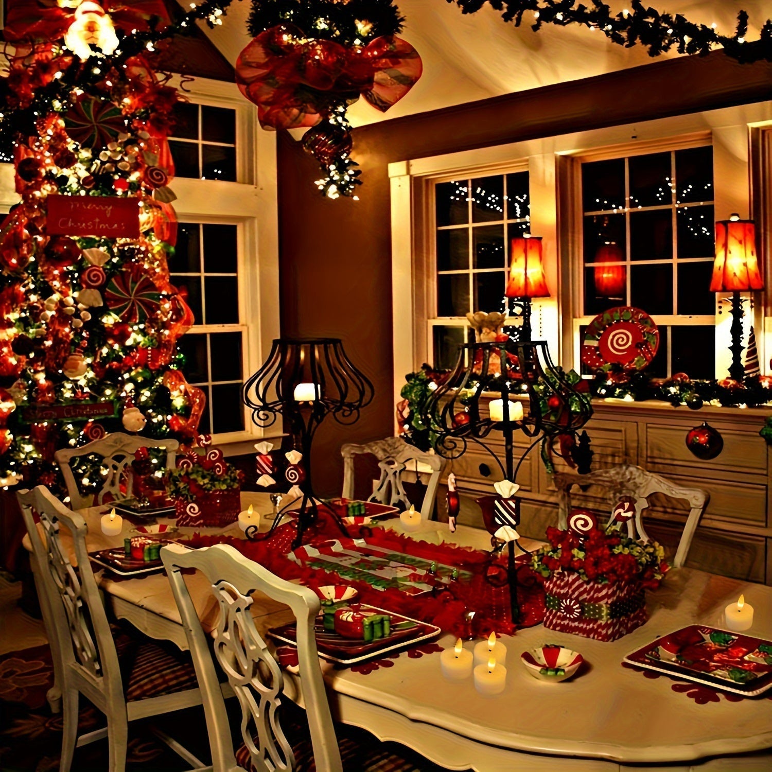 Safe Flameless Tealight Set - Remote Control & Dimmable Timer