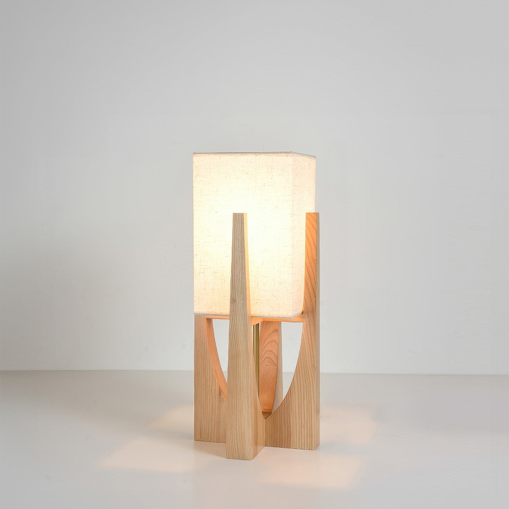 Walnut Wood Floor Lamp | Minimalist & Atmospheric