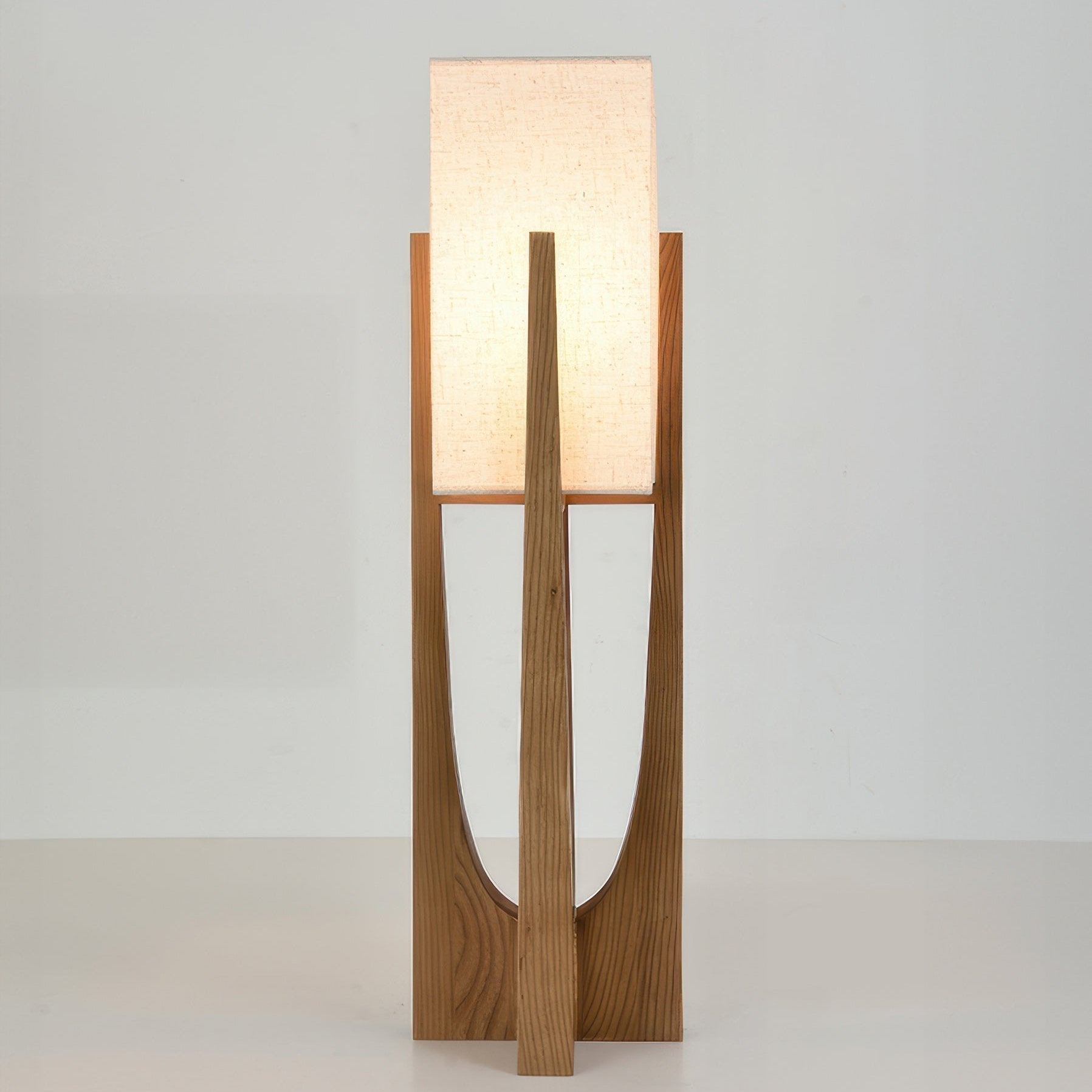 Walnut Wood Floor Lamp | Minimalist & Atmospheric
