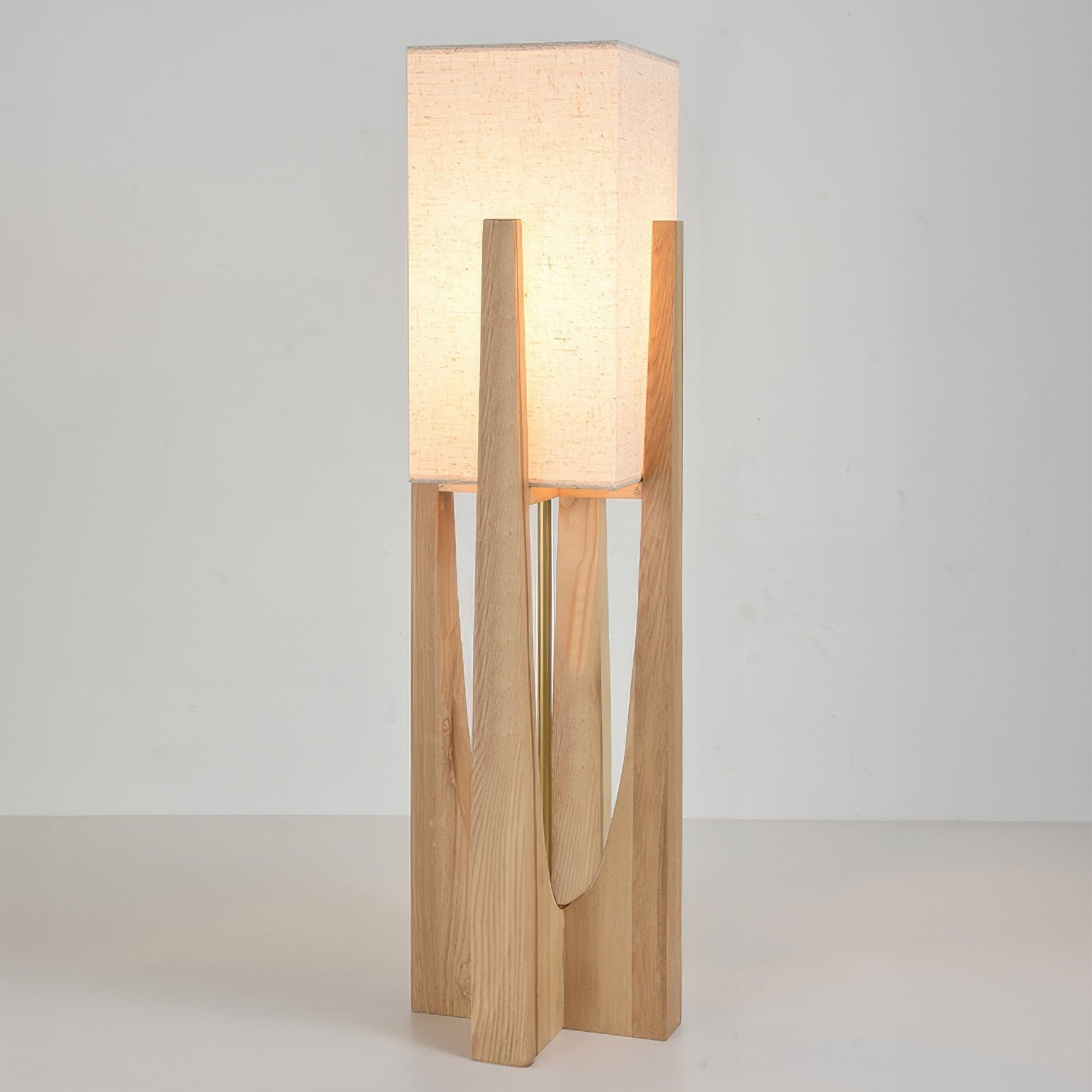 Walnut Wood Floor Lamp | Minimalist & Atmospheric