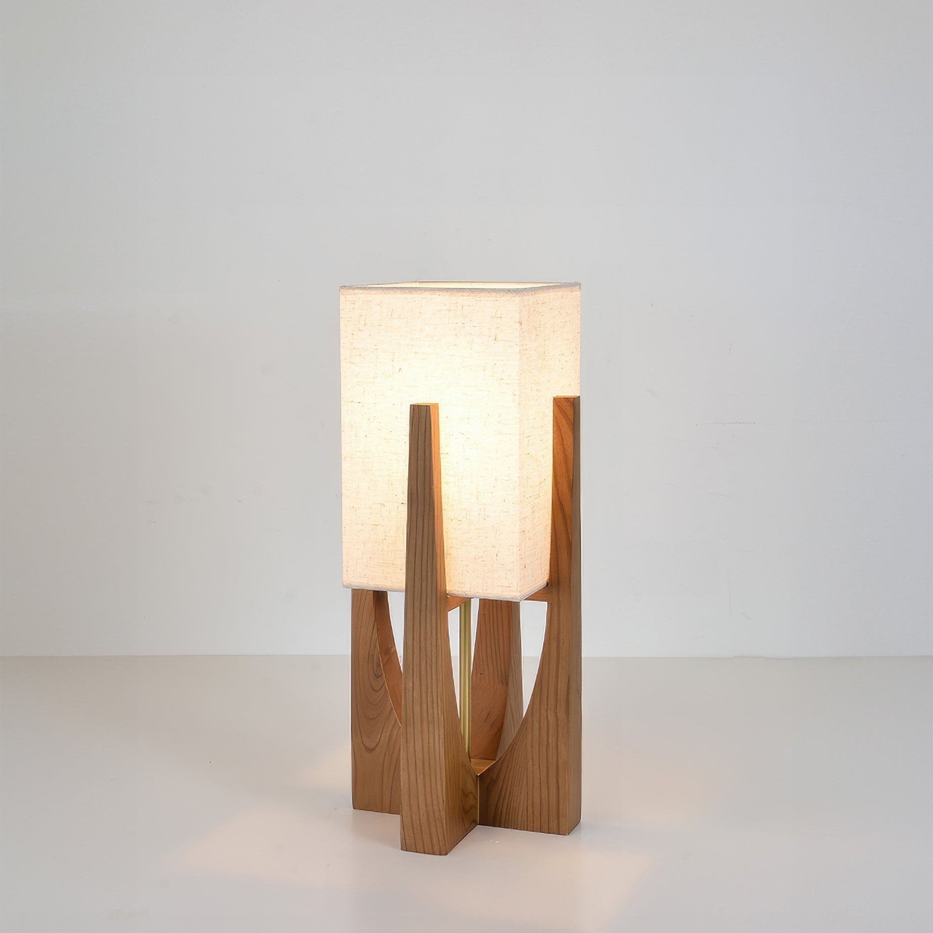 Walnut Wood Floor Lamp | Minimalist & Atmospheric