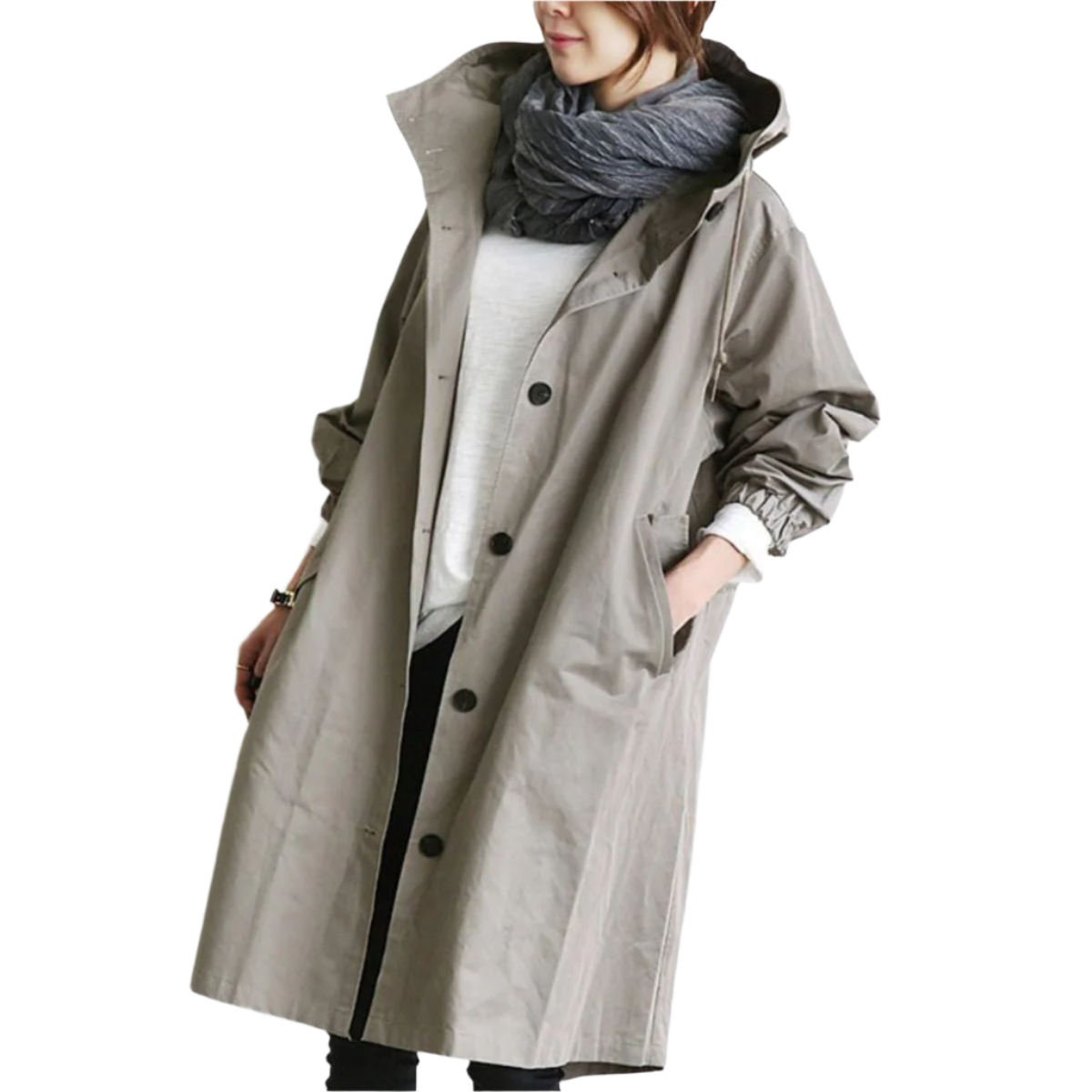 Waterproof Trench Coat - Stylish and Functional