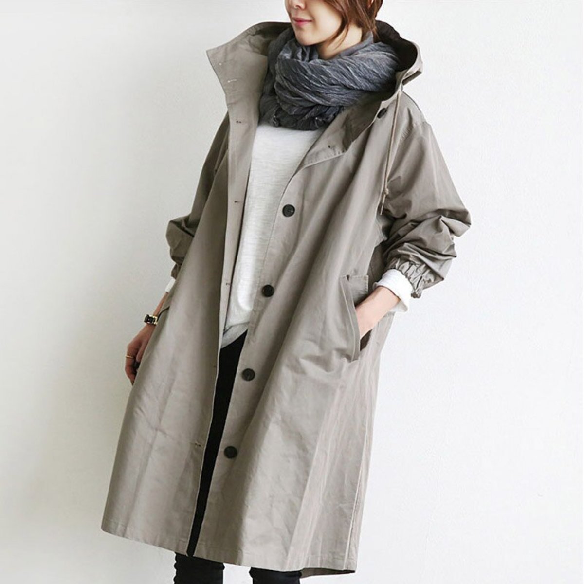 Waterproof Trench Coat - Stylish and Functional