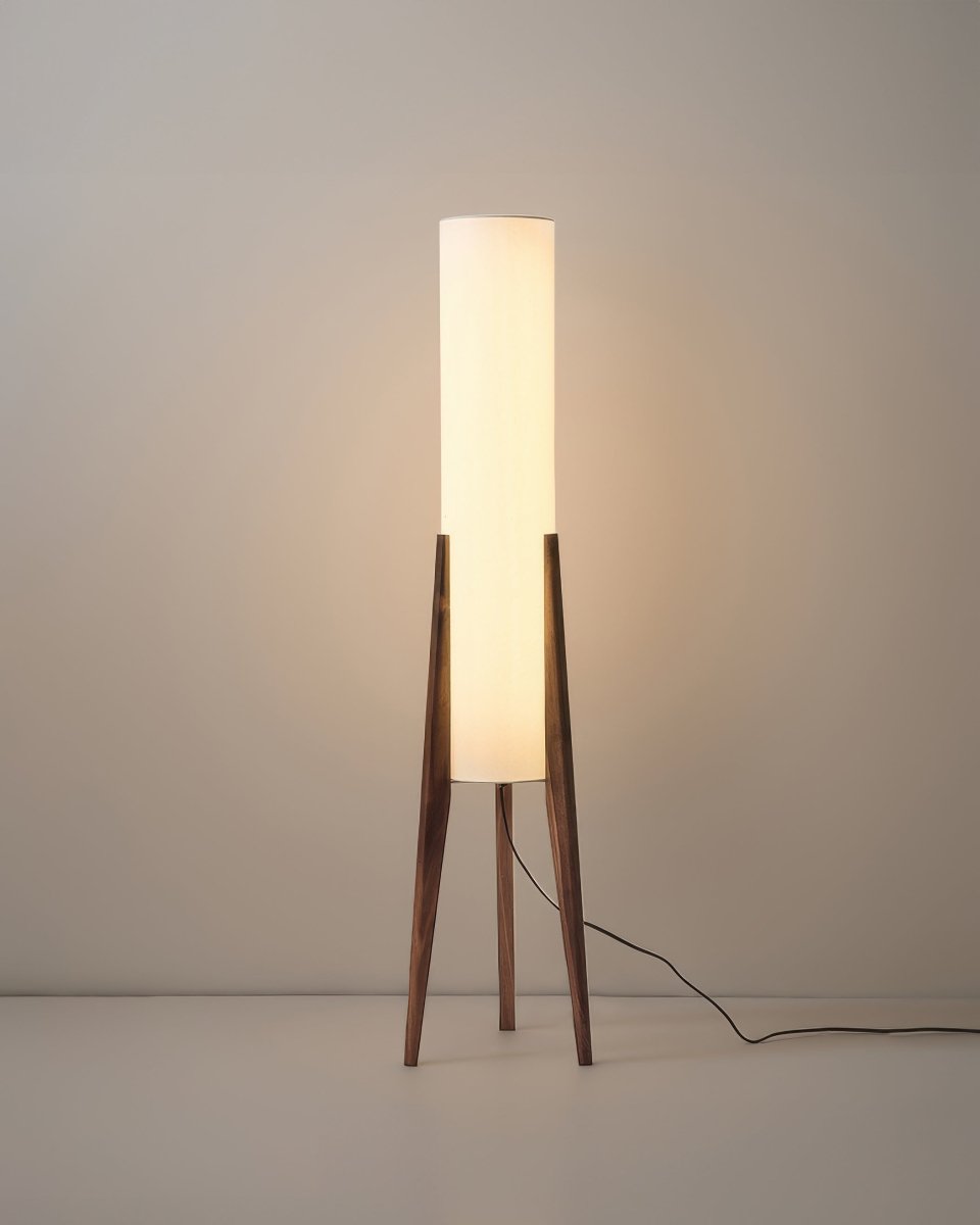 Walnut Wooden Design Floor Lamp - Light Art for Every Interior