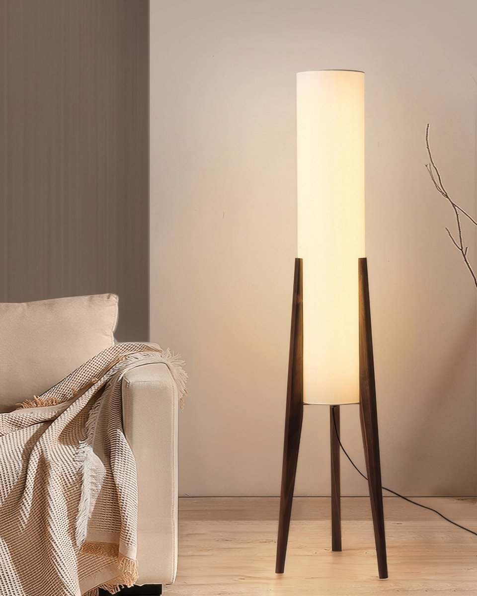 Walnut Wooden Design Floor Lamp - Light Art for Every Interior
