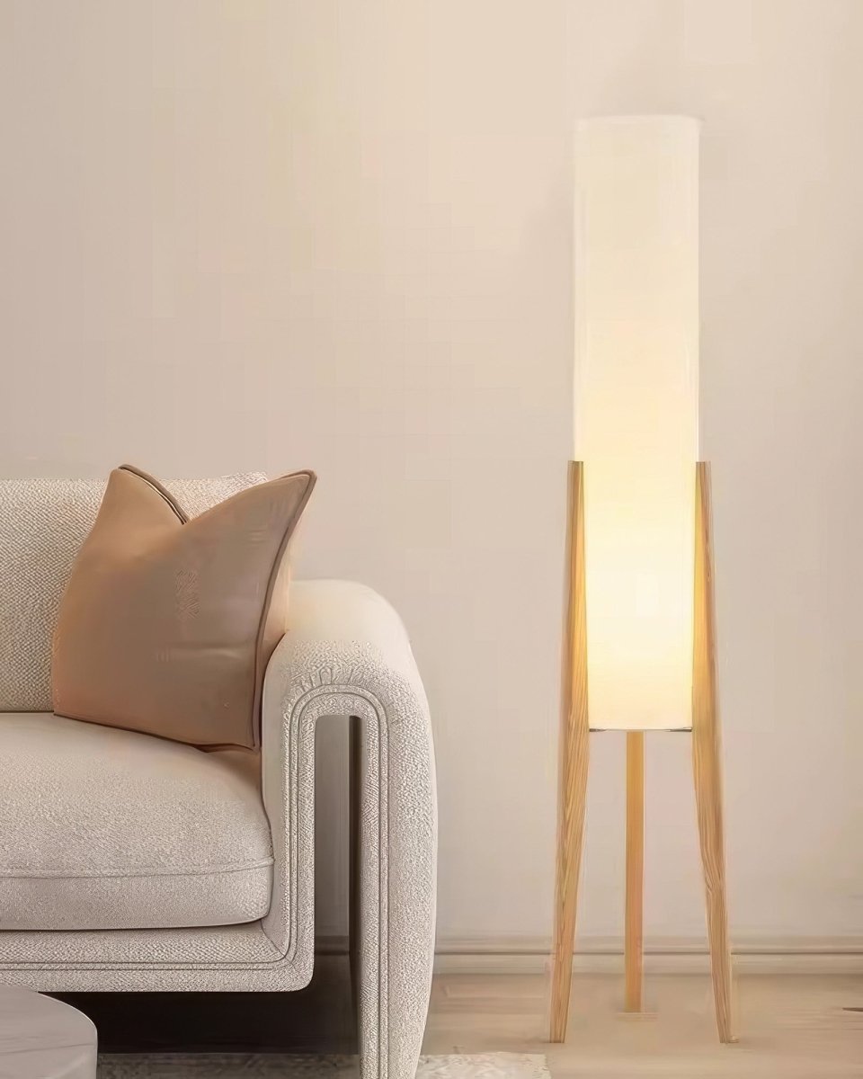 Walnut Wooden Design Floor Lamp - Light Art for Every Interior