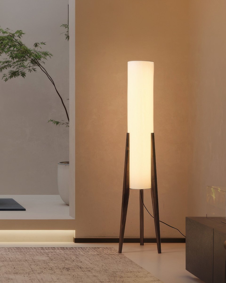 Walnut Wooden Design Floor Lamp - Light Art for Every Interior
