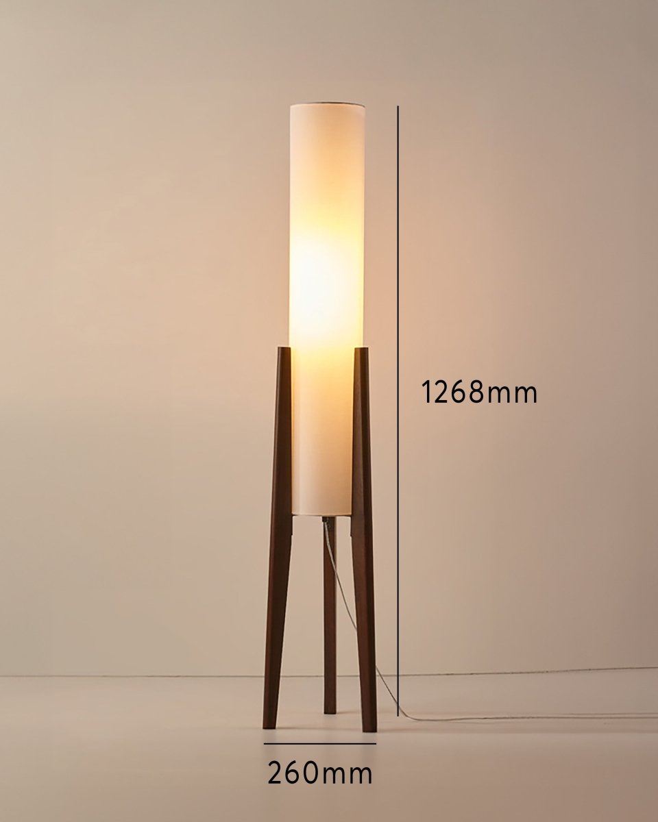 Walnut Wooden Design Floor Lamp - Light Art for Every Interior