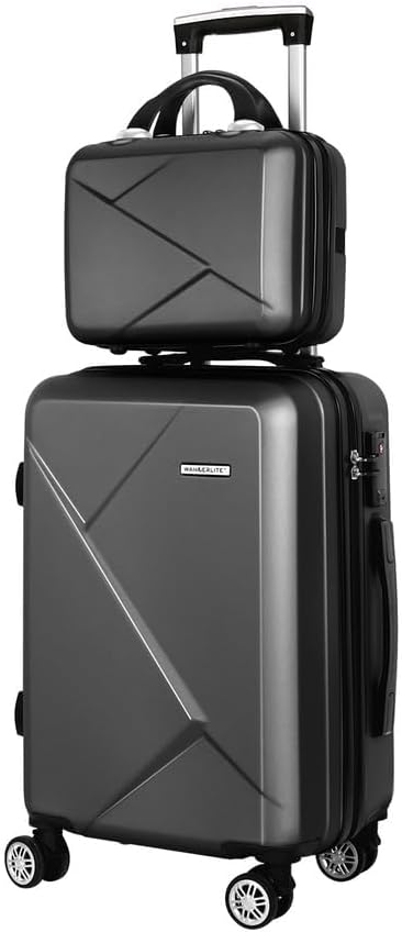 Compact 2-Piece Cabin Luggage Set with Spinner Wheels & TSA Lock – FlexLite