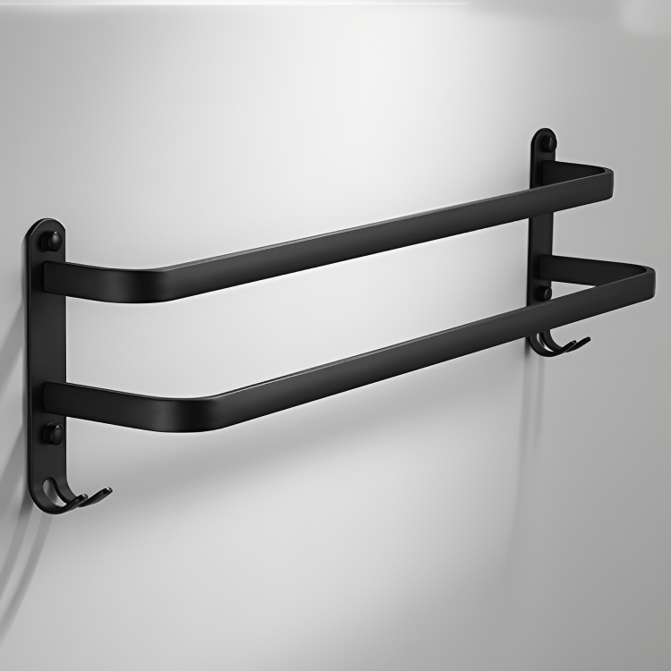 Bathroom Storage Shelf - FlexRack Wall-Mounted Towel Holder