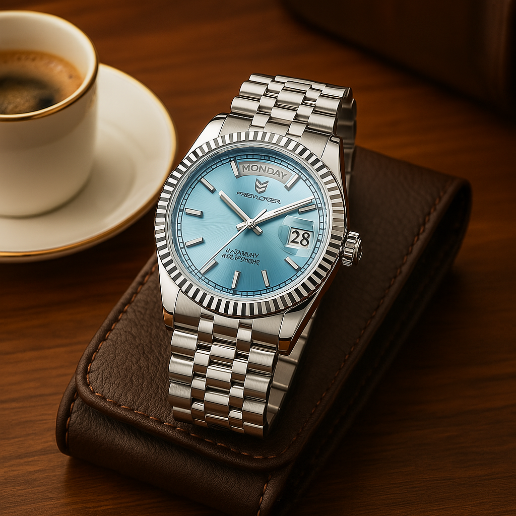 Luxury Men's Automatic Watch – Stainless Steel, Self-Winding, Calendar Function – Style for Every Occasion