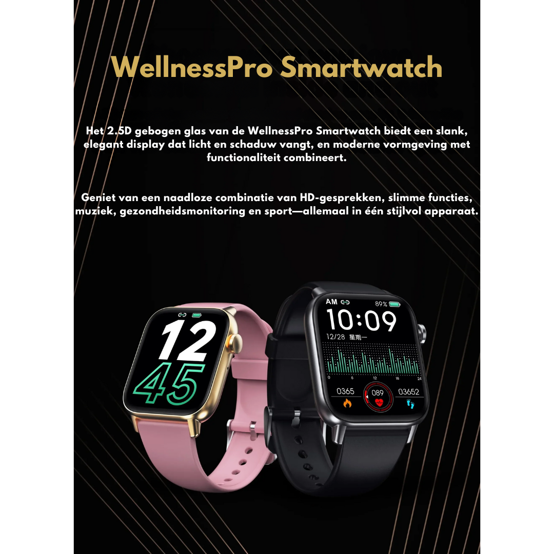WellnessPro Smartwatch - Health | Water Resistant