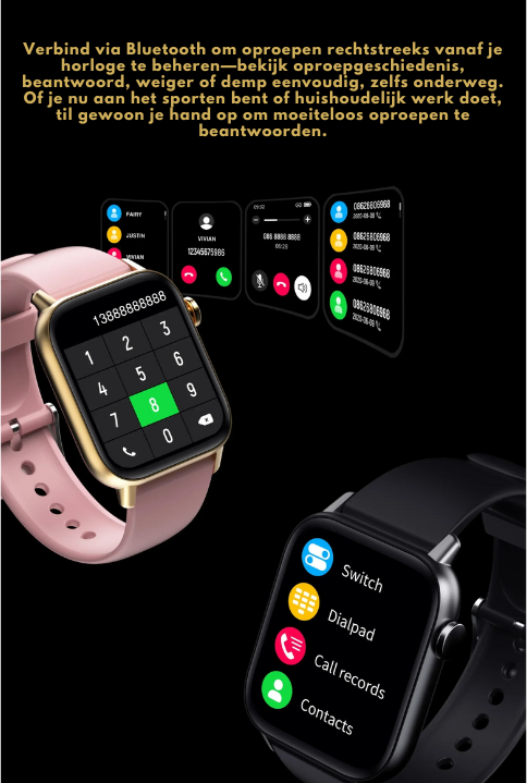 WellnessPro Smartwatch - Health | Water Resistant