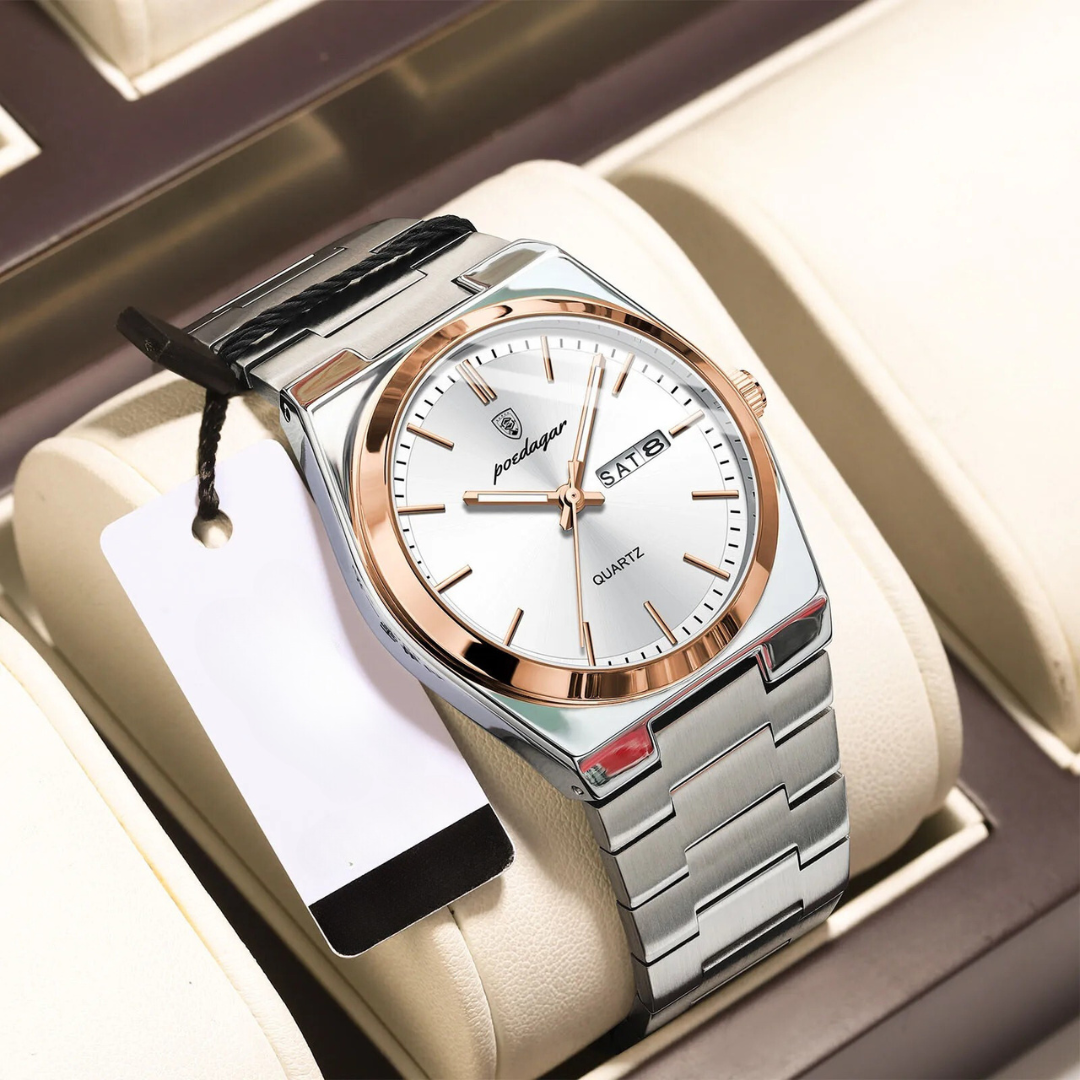 Waterproof Stainless Steel Men's Watch | Luxury & Durable