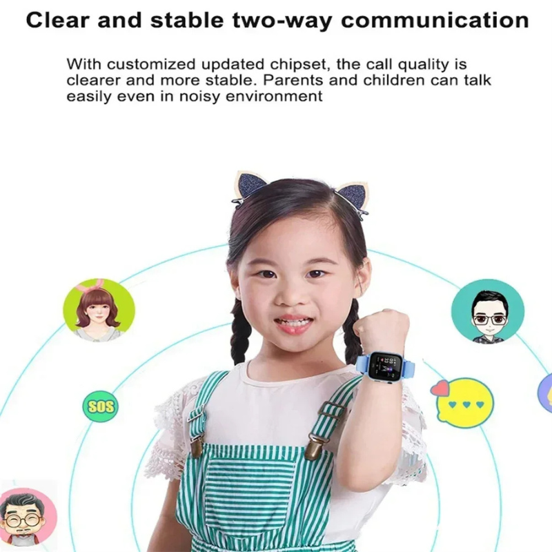 Waterproof GPS Smartwatch for Children - Safe and Stylish