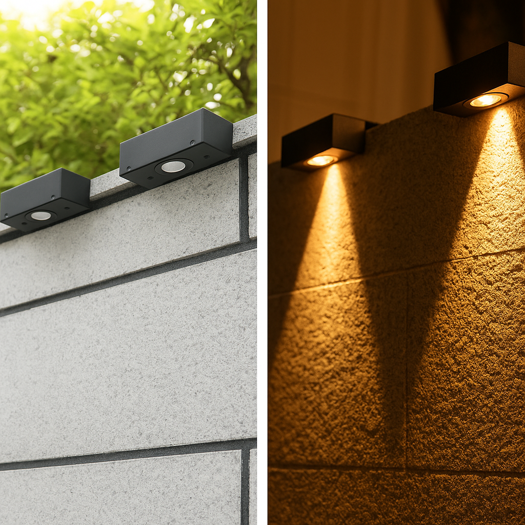 Waterproof LED Solar Lamp Outdoor with Dimmable Mode