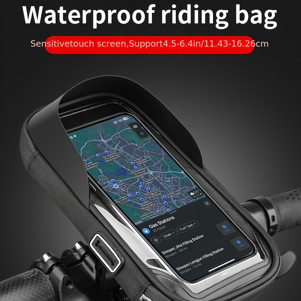 Waterproof Phone Holder for Bicycle and Motorcycle | 360° Rotatable