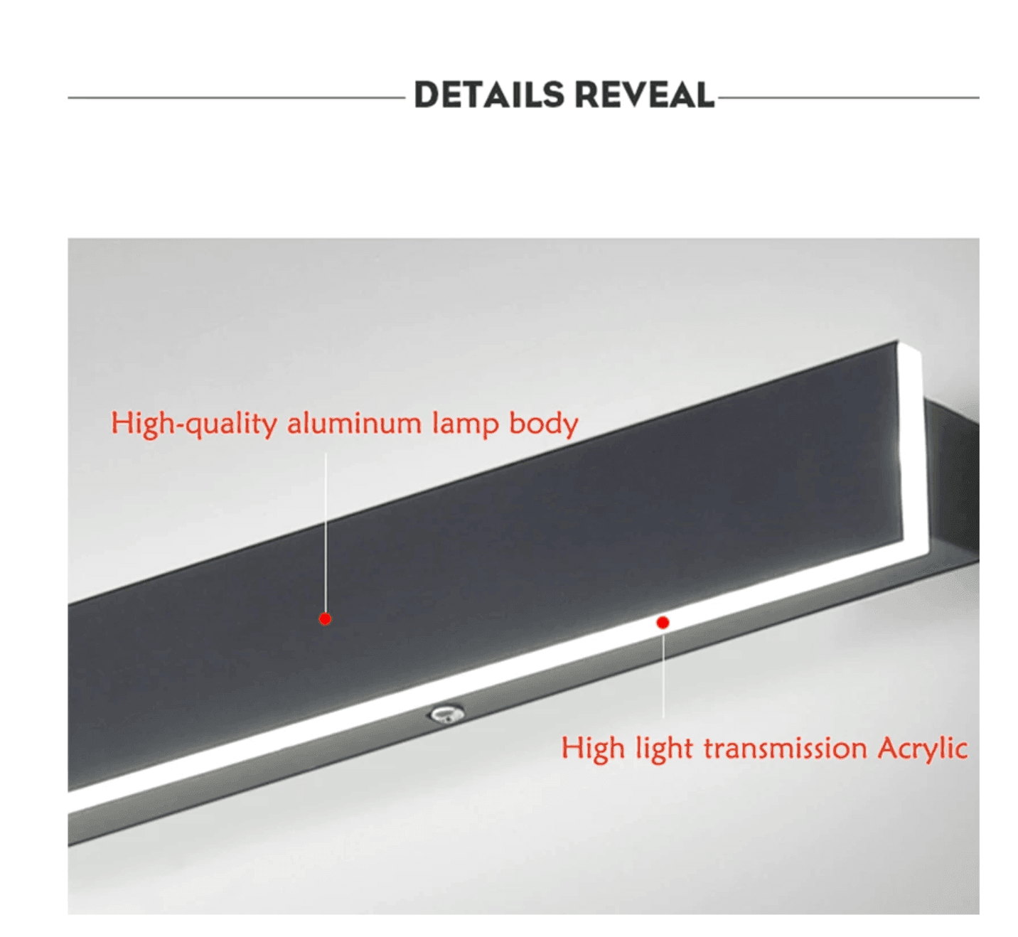 Sleek Vertical LED Wall Light – Weather-Resistant Outdoor Elegance