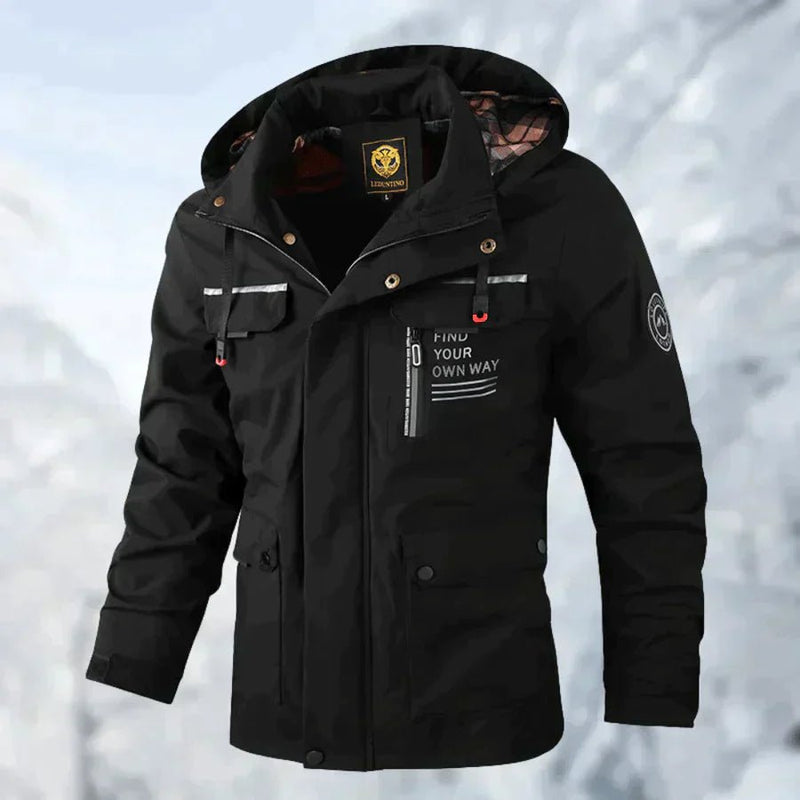 Romulus Outdoor Men's Jacket - Windproof and Waterproof, Stylish Design