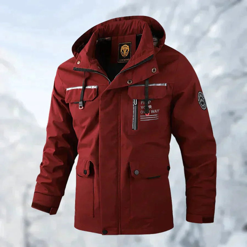Romulus Outdoor Men's Jacket - Windproof and Waterproof, Stylish Design