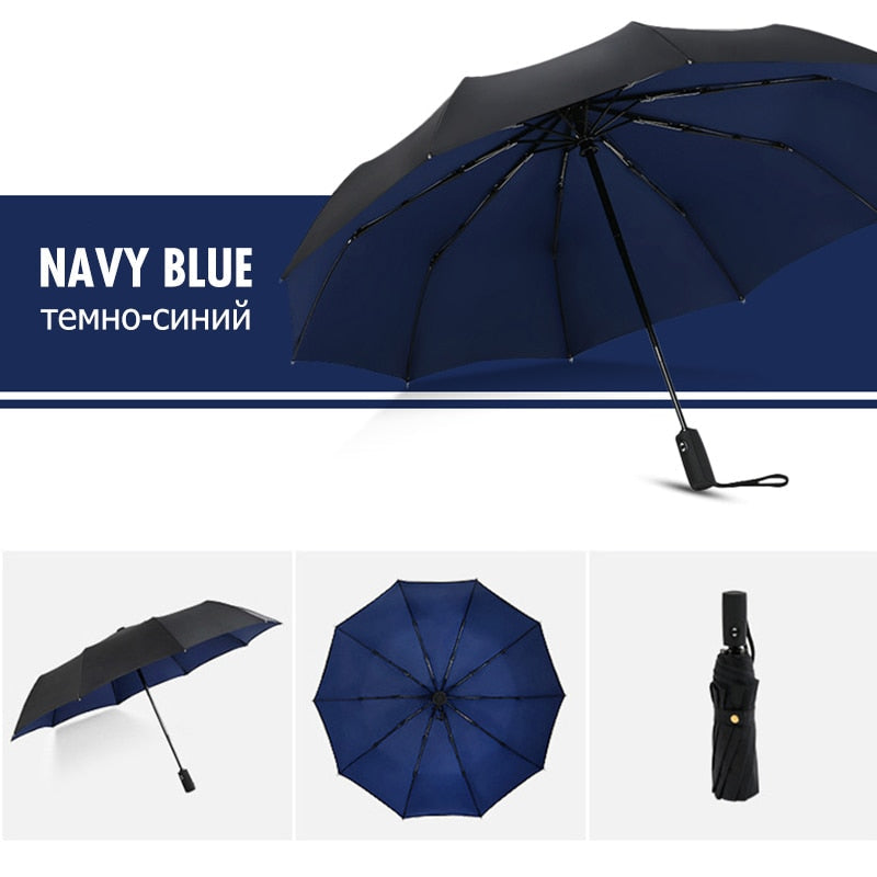 Windproof Storm Umbrella | Protection Against Rain and Wind