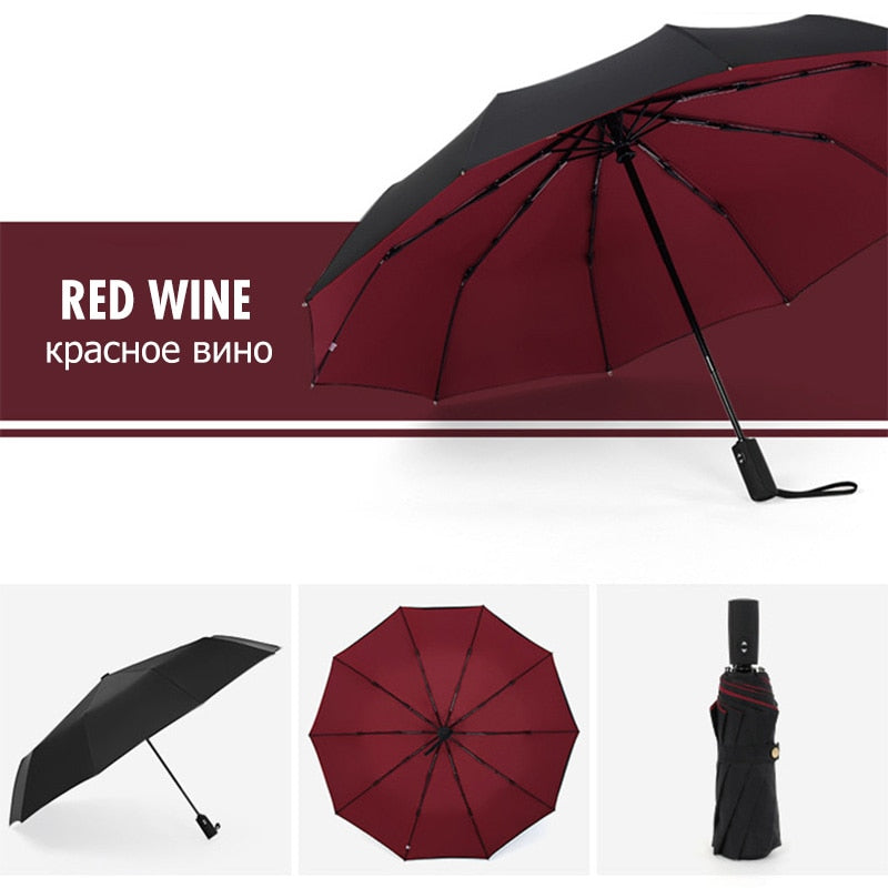 Windproof Storm Umbrella | Protection Against Rain and Wind