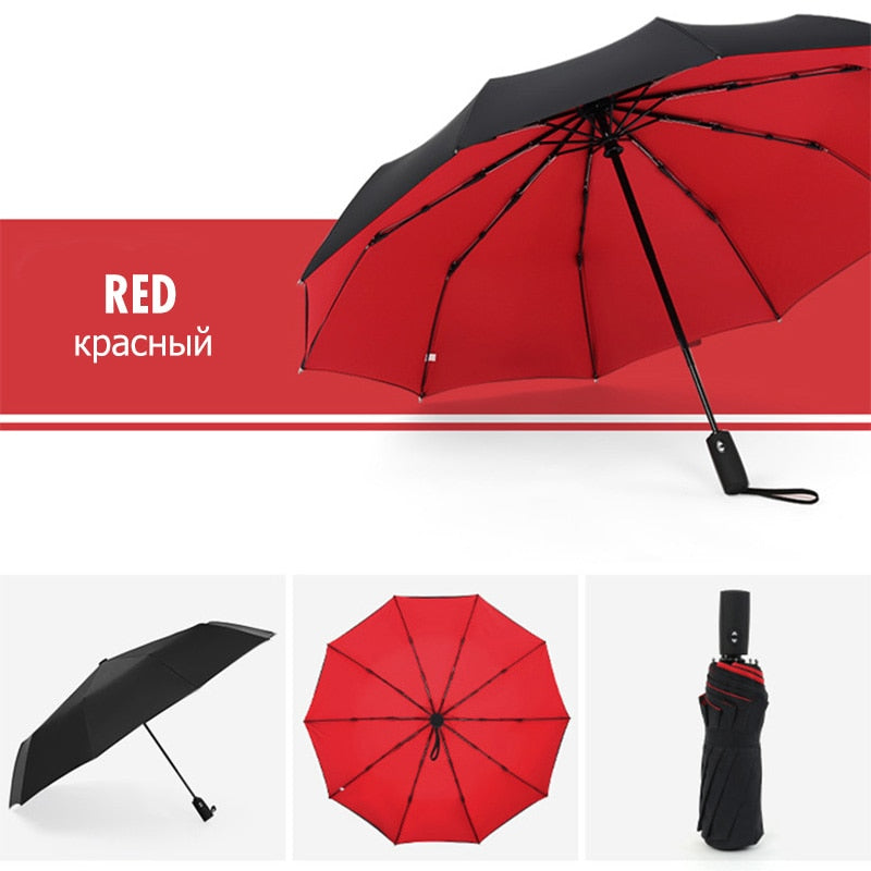 Windproof Storm Umbrella | Protection Against Rain and Wind