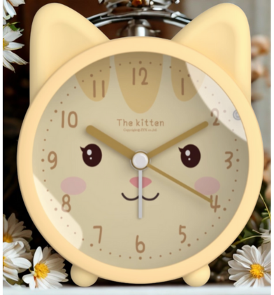 BunnyTime Silent Alarm Clock - For a Calm and Cute Morning
