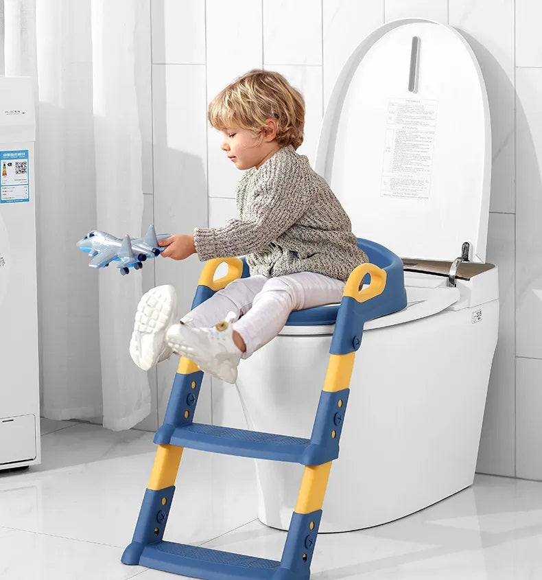 Potty Training Seat - Adjustable Ladder for Toilet Training