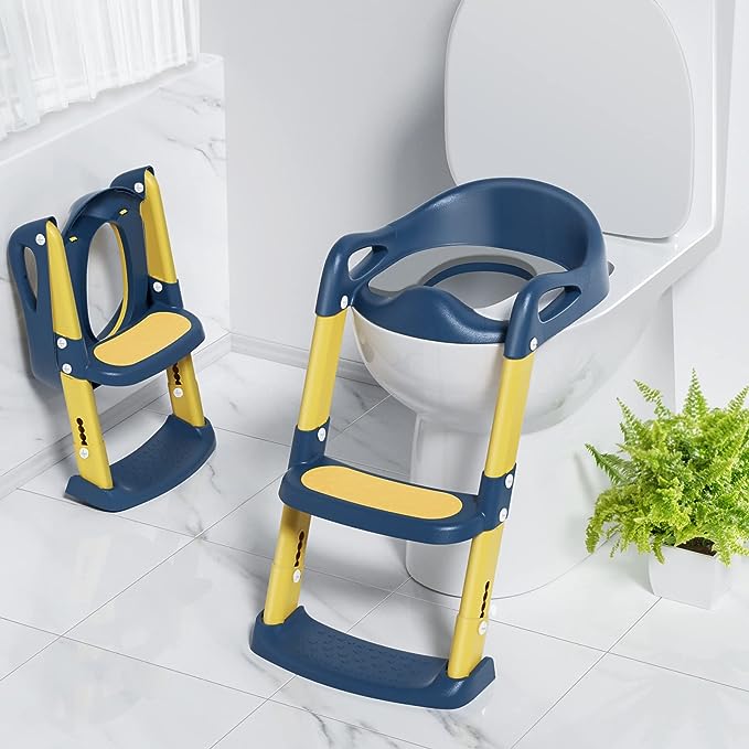 Potty Training Seat - Adjustable Ladder for Toilet Training