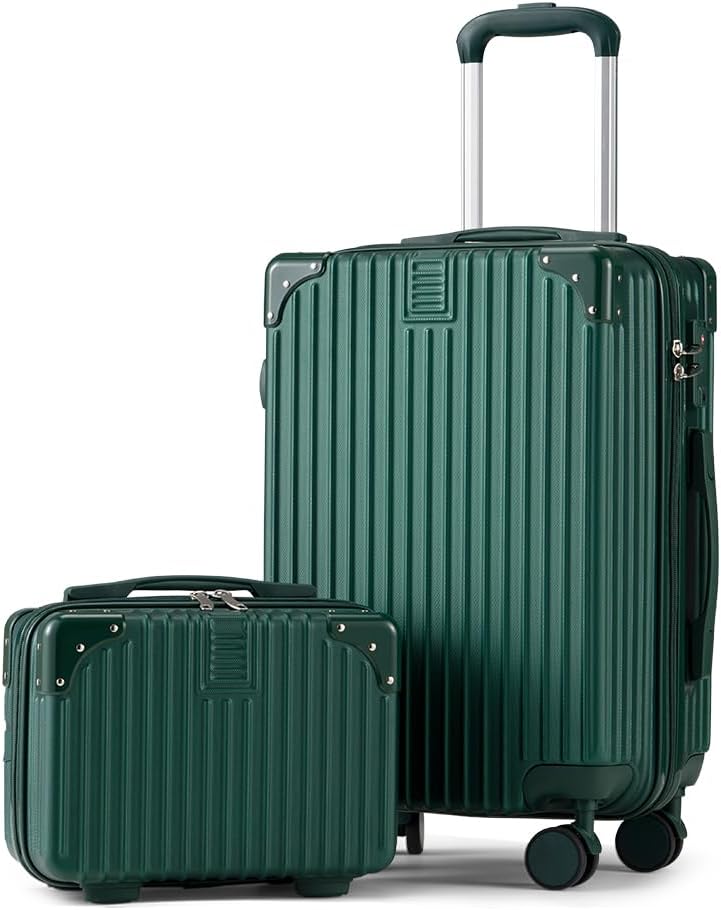 ABS Hard Shell Suitcase with Spinner Wheels & TSA Lock