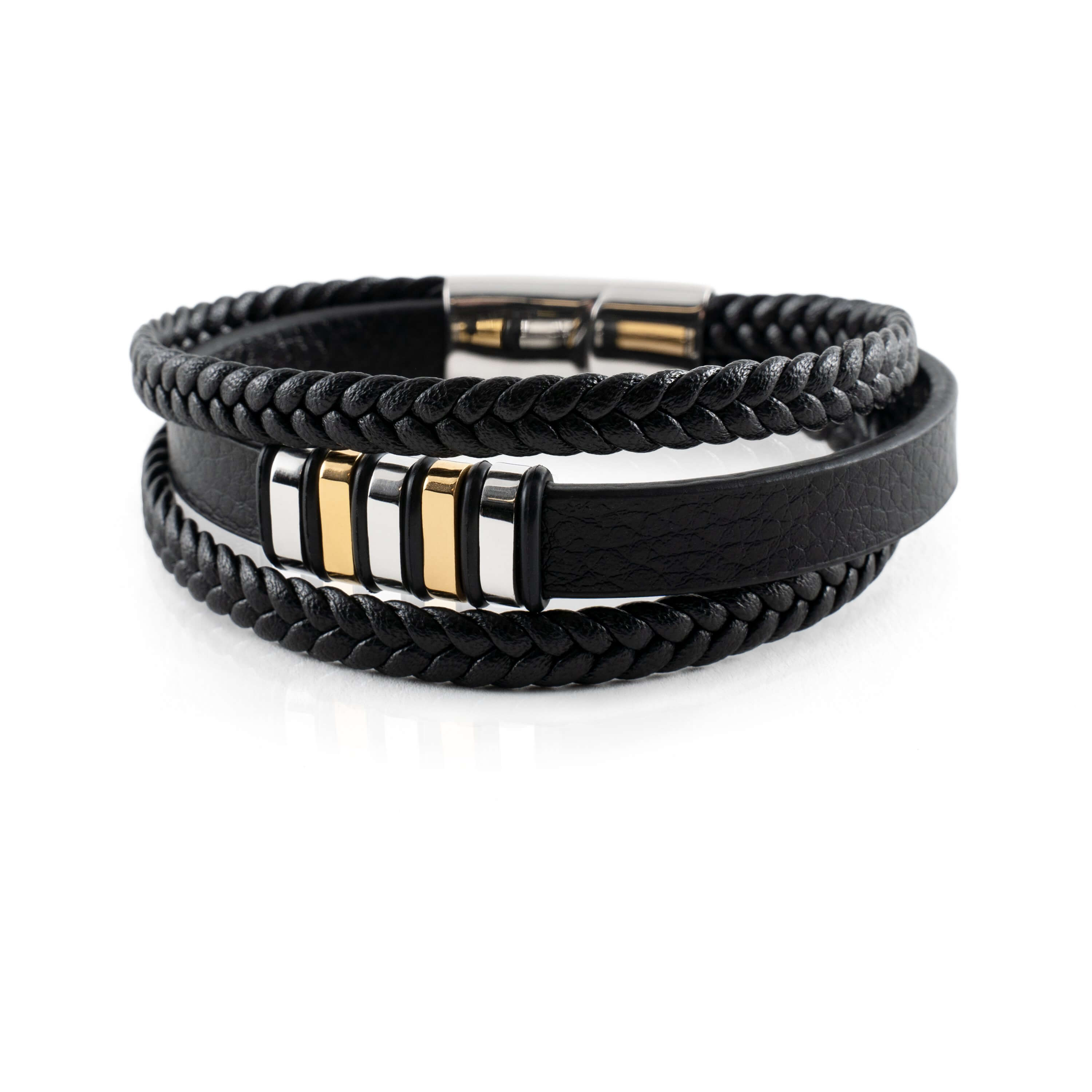 Leather Men's Bracelet - Timeless Elegance & Style