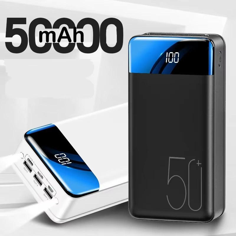 50,000mAh Power Bank - Fast Charging for Phones & Tablets