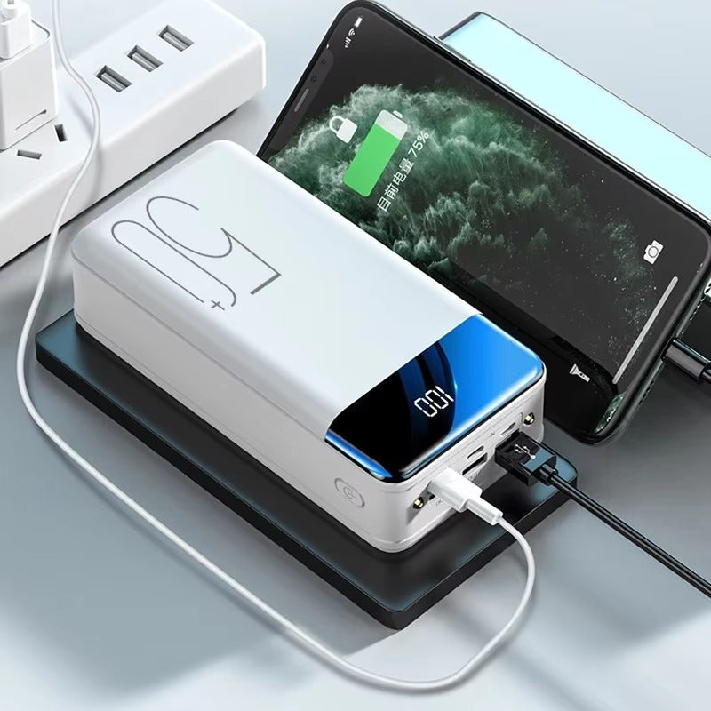 50,000mAh Power Bank - Fast Charging for Phones & Tablets